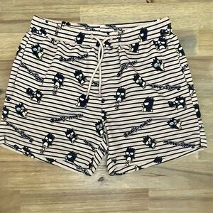 Forever 21 Hello Kitty And Friends Men’s Badtz-Maru Swim Trunks Large Drawstring